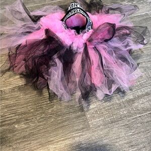 Pink and Black Tutu bag for Kids